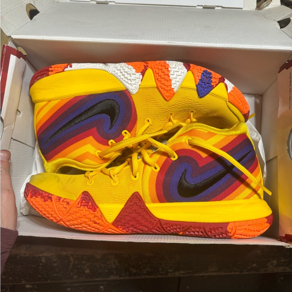 Nike Kyrie 4 '70s Yellow with Multicolor Accents